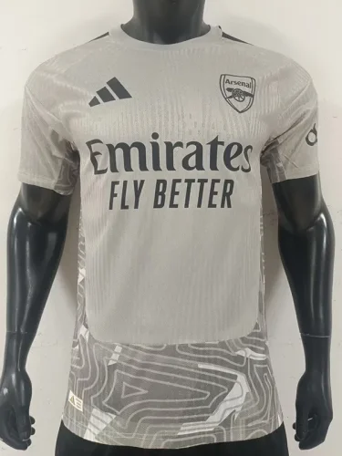 26-27 ARS Grey Goalkeeper Player Version Soccer Jersey