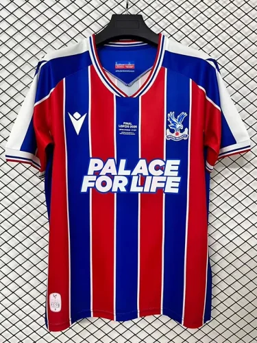 25-26 Crystal Palace Home UECL Finals Edition Fans Soccer Jersey (决赛版)