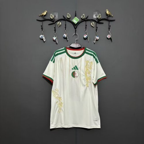 26-27 Algeria Home Fans Soccer Jersey (Embroidery version)(无星)
