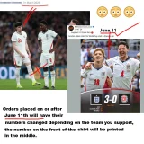 26-27 England Home 1:1 Fans Soccer Jersey(Embroidery version)