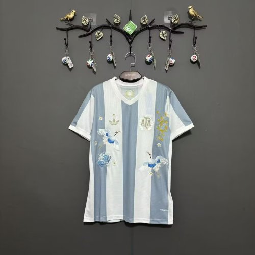24-25 Argentina 50th Anniversary 1:1 Fans Soccer Jersey(Embroidery version)
