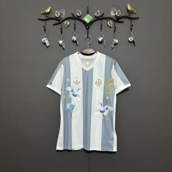 24-25 Argentina 50th Anniversary 1:1 Fans Soccer Jersey(Embroidery version)