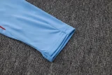 26-27 England Light blue Half Pull Tracksuit #B26052(半拉链)