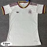 26-27 Spain Away Women Soccer Jersey (女)(带2星)