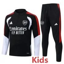 26-27 ARS Black Kids Half Pull Tracksuit #E26040(童装)(半拉链) 26-27 ARS Black Kids Half Pull Tracksuit #E26040(童装)(半拉链)