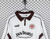 1999-2000 ST PAULI Away Long Sleeve Retro Soccer Jersey (长袖)