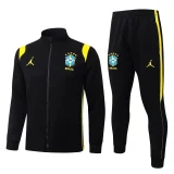 26-27 Brazil Jordan Black Jacket Tracksuit #A26035
