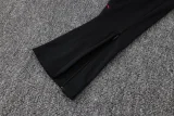 26-27 Brazil Jordan Black Kids Half Pull Tracksuit #E26046(童装)(半拉链)