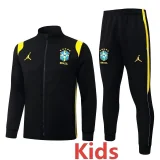 26-27 Brazil Jordan Black Kids Jacket Tracksuit #E26042(童装)