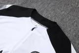 26-27 PSG Jordan White Gray Kids Half Pull Tracksuit #E26044(童装)(半拉链)