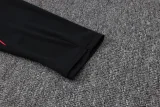 26-27 Brazil Jordan Black Kids Half Pull Tracksuit #E26046(童装)(半拉链)