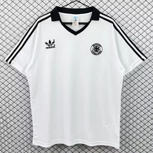 1982 Germany Home Retro Soccer Jersey