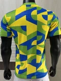 26-27 Brazil Green Yellow Player Version Training shirts
