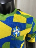 26-27 Brazil Green Yellow Player Version Training shirts