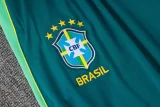 26-27 Brazil Lake blue Kids Half Pull Tracksuit #E26057(童装)(半拉链)