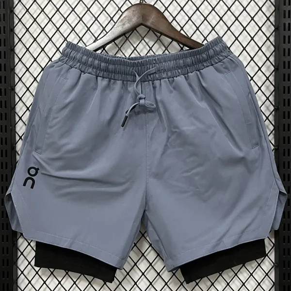 D632 ON Light blue Casual Short Pants