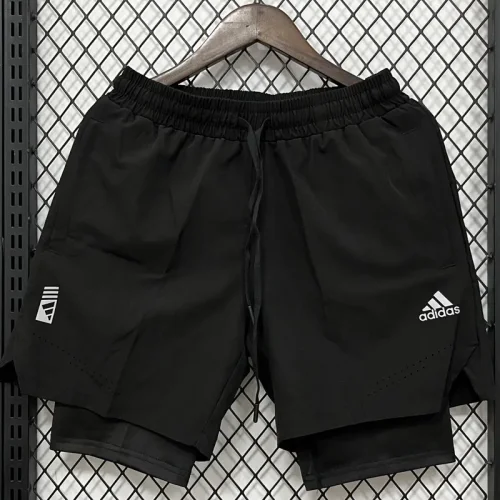 D631 AD Black Casual Short Pants