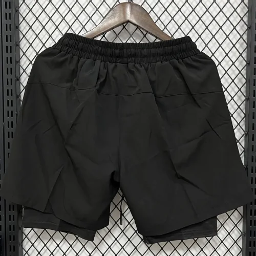 D631 AD Black Casual Short Pants