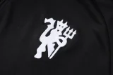 26-27 Man Utd Black Kids Half Pull Tracksuit #E26072(童装)(半拉链)