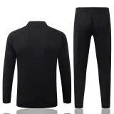26-27 Man Utd Black Kids Half Pull Tracksuit #E26072(童装)(半拉链)