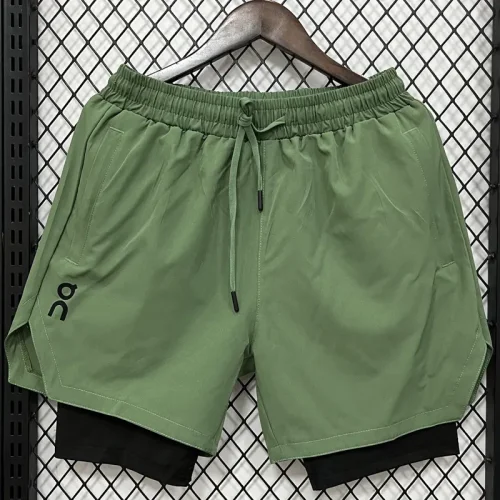 D632 ON Green Casual Short Pants