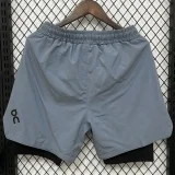 D632 ON Light blue Casual Short Pants