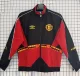 1996-1997 Man Utd Black Red Retro Windbreaker