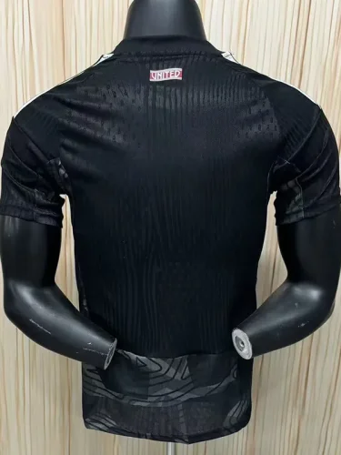 26-27 Man Utd Black Goalkeeper Player Version Soccer Jersey