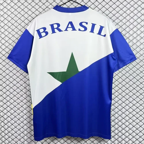 1993-1994 Brazil Blue Yellow Green Retro Training shirts