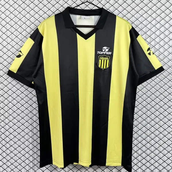 1987 Atletico Penarol Home Retro Soccer Jersey
