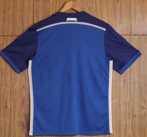 2014 Argentina Away Retro Soccer Jersey