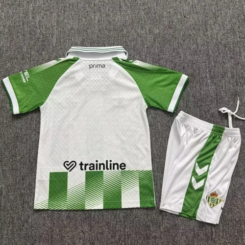 26-27 Real Betis Home Kids Soccer Jersey