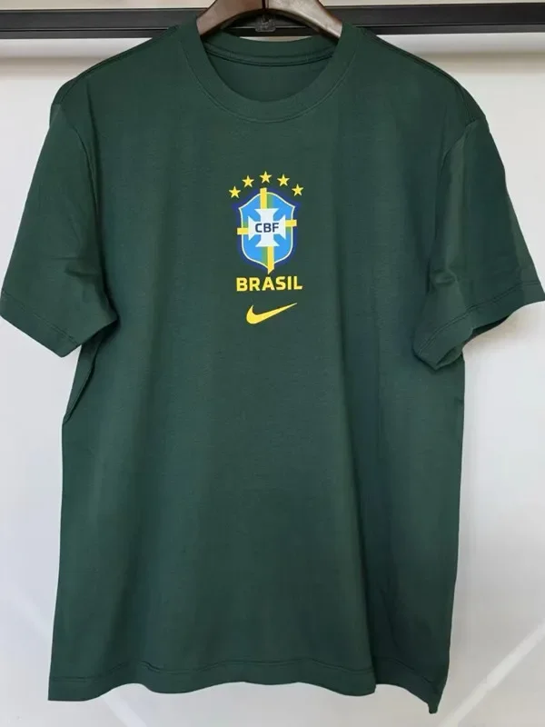 26-27 Brazil Green High Quality Casual T-Shirt