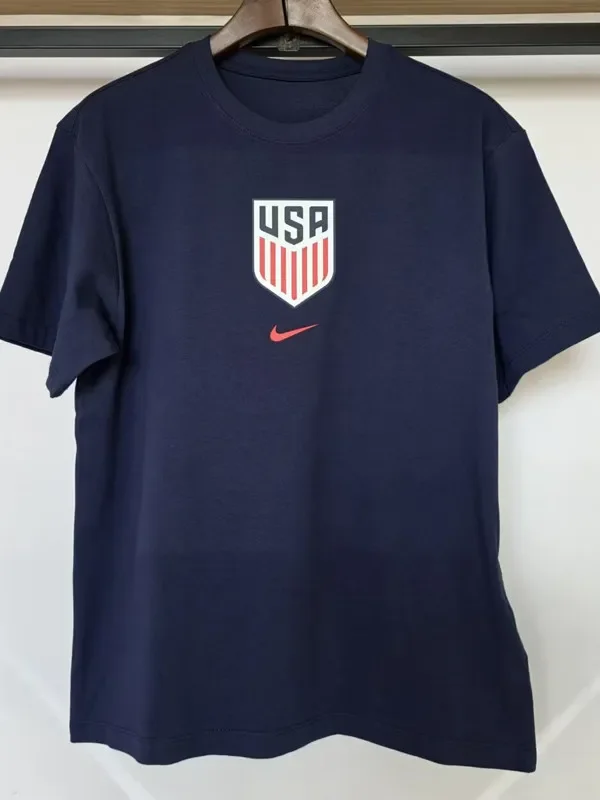 26-27 USA Royal blue High Quality Casual T-Shirt