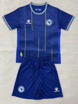 26-27 Bosnia and Herzegovina Home Kids Soccer Jersey 26-27 Bosnia and Herzegovina Home Kids Soccer Jersey