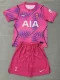 26-27 TOT Pink Goalkeeper Kids Soccer Jersey