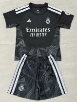 26-27 RMA Black Goalkeeper Kids Soccer Jersey 26-27 RMA Black Goalkeeper Kids Soccer Jersey