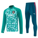26-27 Portugal Green Half Pull Tracksuit (半拉链)