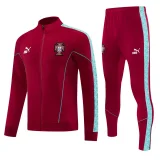 26-27 Portugal Red Jacket Tracksuit
