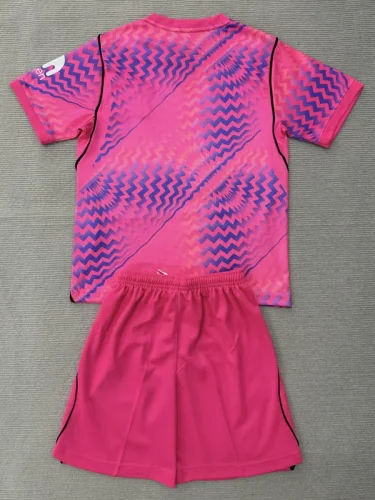 26-27 TOT Pink Goalkeeper Kids Soccer Jersey