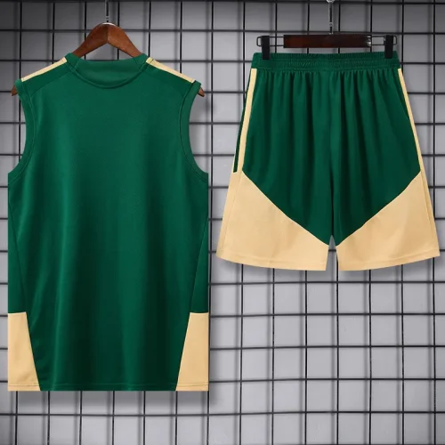 26-27 RMA Green Tank top and shorts suit