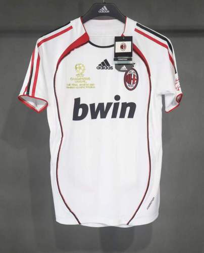 2006-2007 ACM Away Player Version 球员 Retro Soccer Jersey