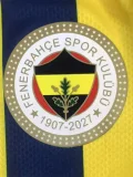 26-27 Fenerbahce Home Player Version Soccer Jersey