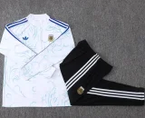 26-27 Argentina White Half Pull Tracksuit #B26063(半拉链)