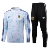 26-27 Argentina White Half Pull Tracksuit #B26063(半拉链)