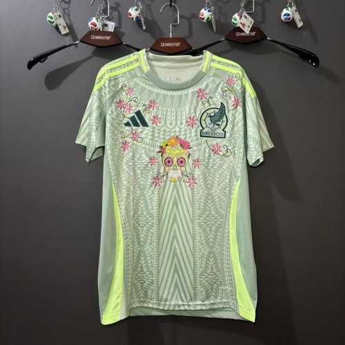 24-25 Mexico Away Fans Soccer Jersey(Embroidery version)