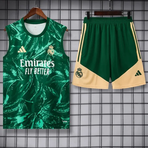 26-27 RMA Green Tank top and shorts suit
