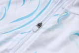 26-27 Argentina White Half Pull Tracksuit #B26063(半拉链)