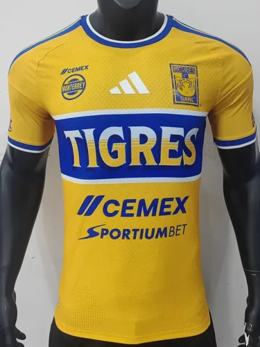 26-27 Tigres UANL Home Player Version Soccer Jersey