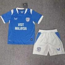 26-27 Cardiff City Home Kids Soccer Jersey 26-27 Cardiff City Home Kids Soccer Jersey